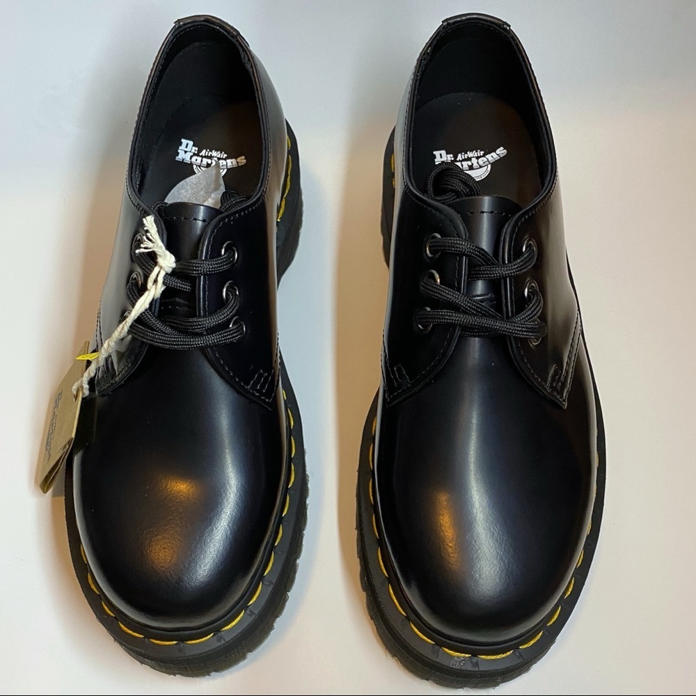 Dr. Martens Holly Buttero Platform Oxfords Black - Picture 3 of 6